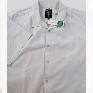 Artistry In Motion Shirt Mens 3XL Blue Slim Fit Button Up Cotton Stitch Fix